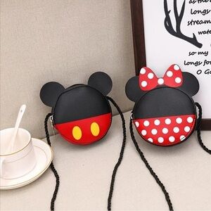 Mickey or Minnie Mouse Crossbody Bag